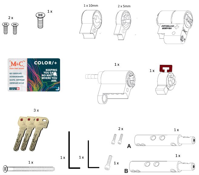 Cilindro M&C Color + 2024 - ADAPTADO TEDEE