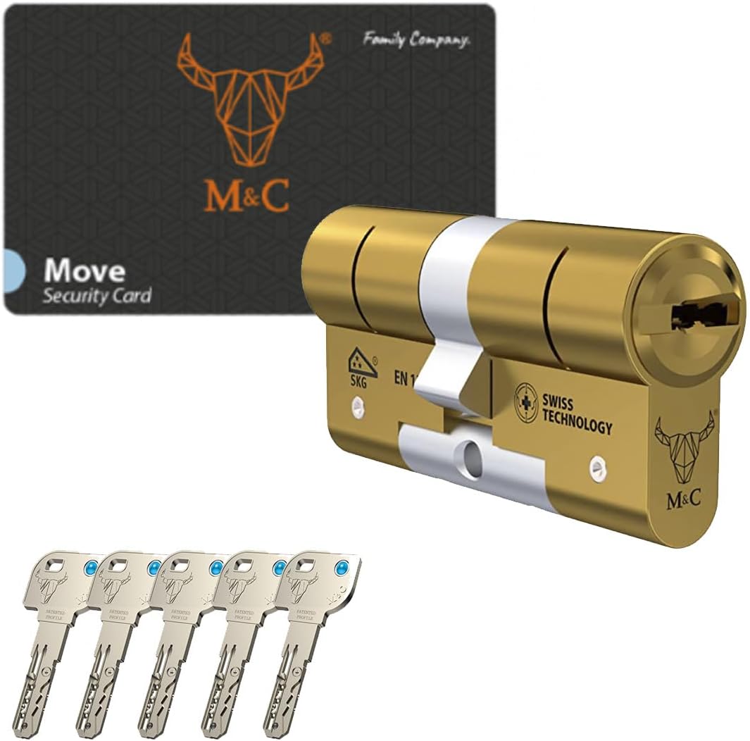 Bombín M&C MOVE Alta Seguridad Antibumping | 5 Llaves Alpaca