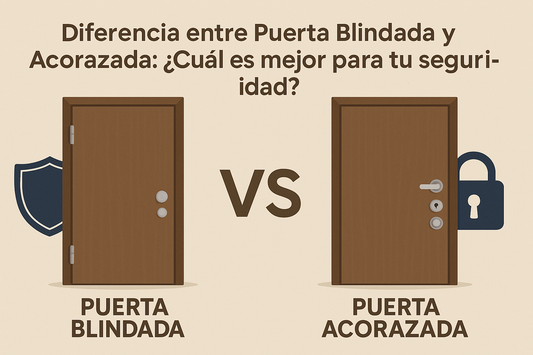 Diferencia entre Puerta Blindada y Acorazada: ¿Cuál es mejor para tu seguridad?