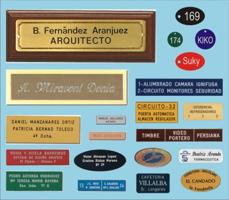 PLACAS DE BUZÓN VALENCIA