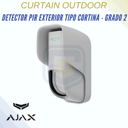 AJAX CURTAIN OUTDOOR - Detector PIR exterior tipo cortina - Grado 2
