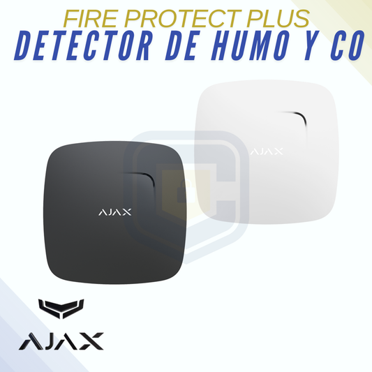 AJAX FIREPROTECTPLUS - Detector de humo y CO