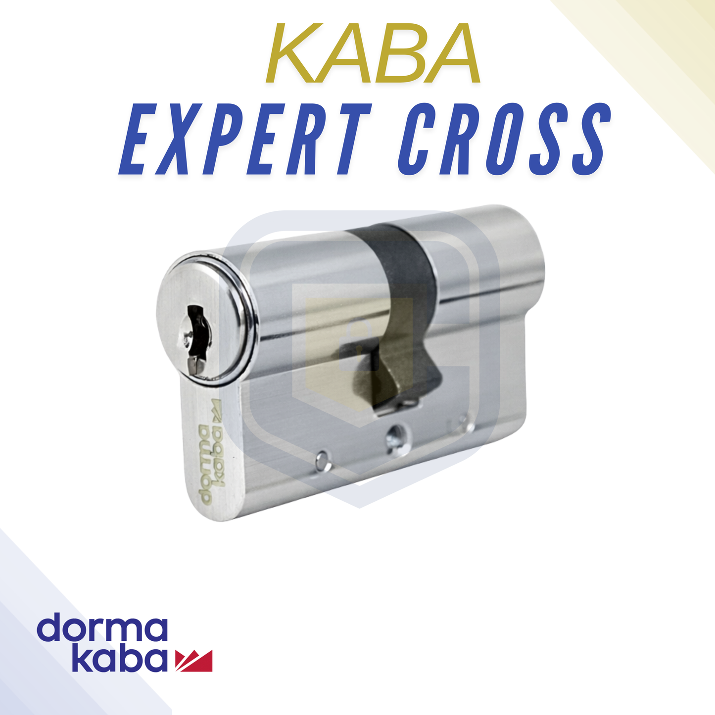 KABA Expert Cross – Cilindro de Alta Seguridad Antibumping | Máxima Protección