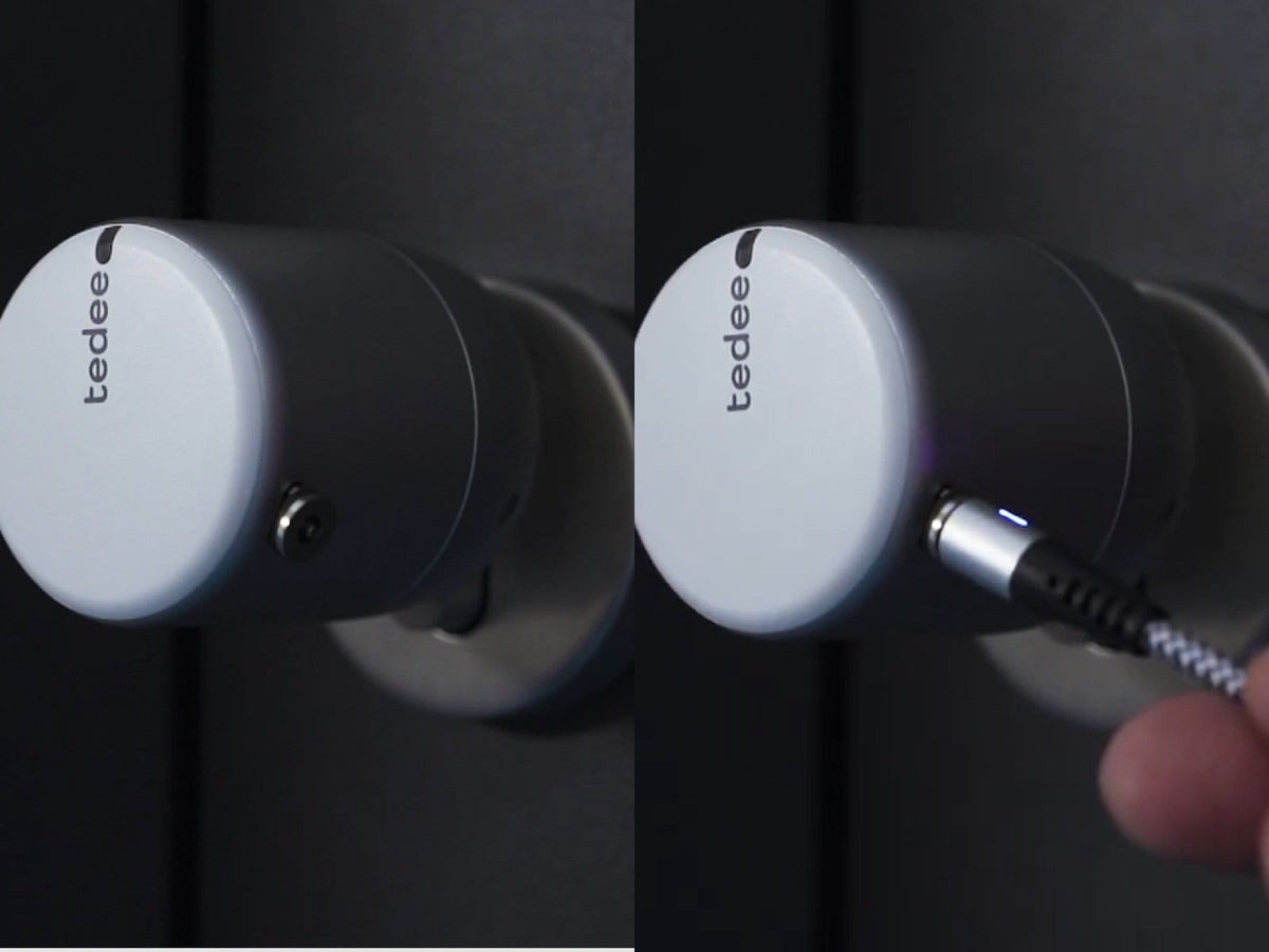 Conector magnético Micro USB 360° para cargar Tedee PRO