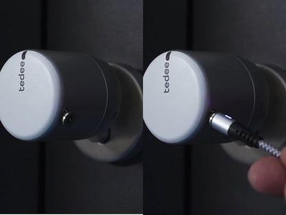 Conector magnético Micro USB 360° para cargar Tedee PRO