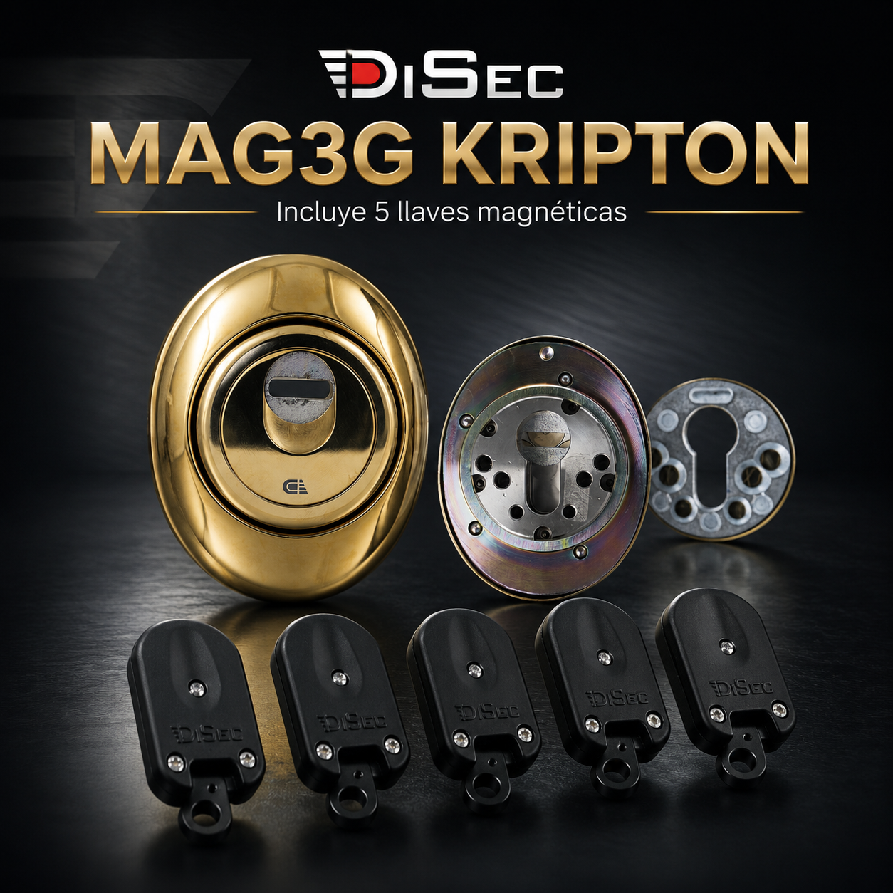 DISEC MAG3G Kripton - 5 LLAVES