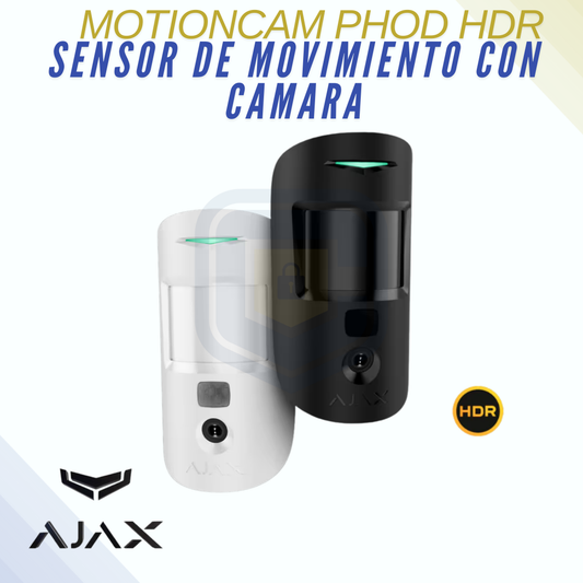 AJAX MotionCam PHOD HDR - Sensor movimiento con cámara