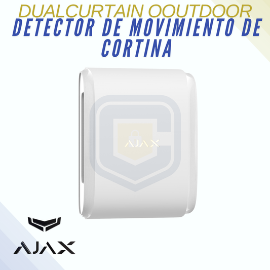 AJAX DualCurtain Outdoor - Detector de movimiento de cortina bidireccional e inalámbrico para exteriores