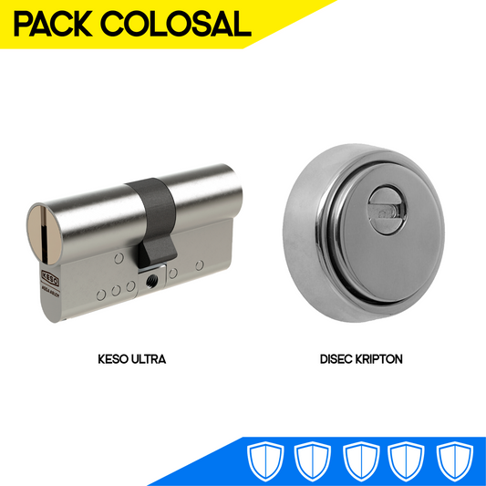 Pack de seguridad Colosal (Keso 8000 Ultra + Disec Kripton)