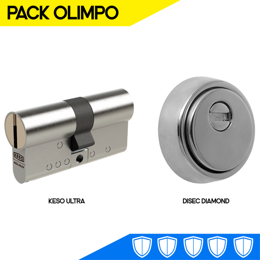 Pack de seguridad Olimpo (Keso 8000 Ultra + Disec Diamond)