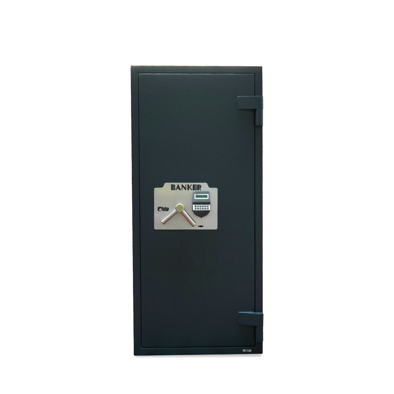 Caja fuerte certificada BTV Banker interior con bandejas