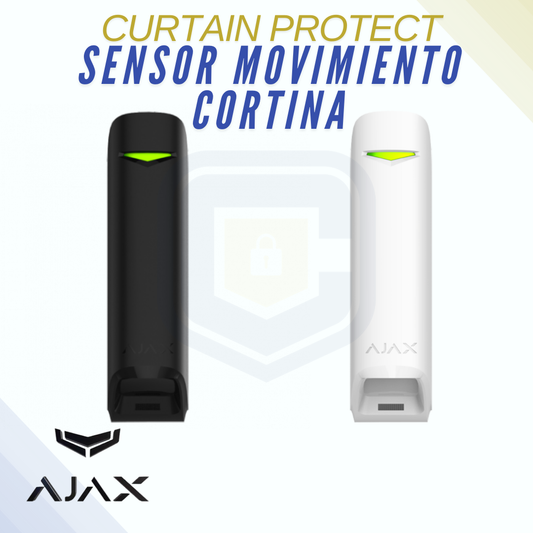 AJAX CURTAINPROTECT-Sensor de movimiento Tipo Cortina