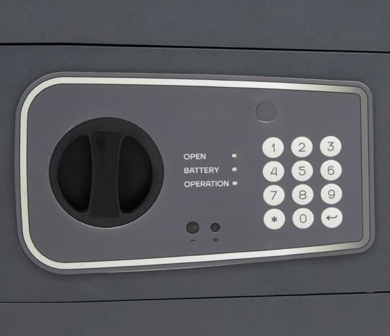 Teclado electrónico y pomo de la caja fuerte de superficie Cefiba Guard