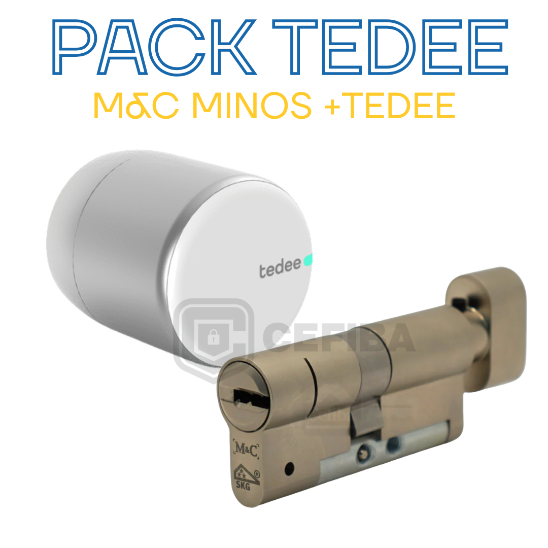 PACK TEDEE PRO + Cilindro M&C Minos ADAPTADO TEDEE (2026)
